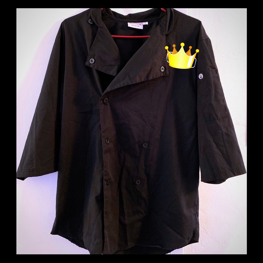 Black Chef Uniform shirt size S
